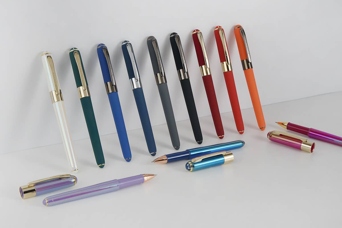 Monaco "Hermes" Orange with Gun Metal Accents Pen