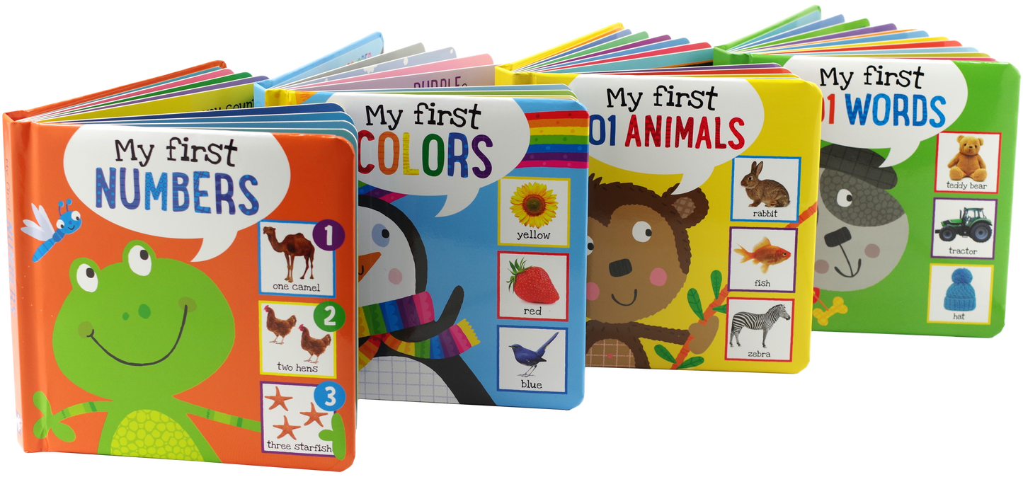 My First BOOKS 4-Board Book Set