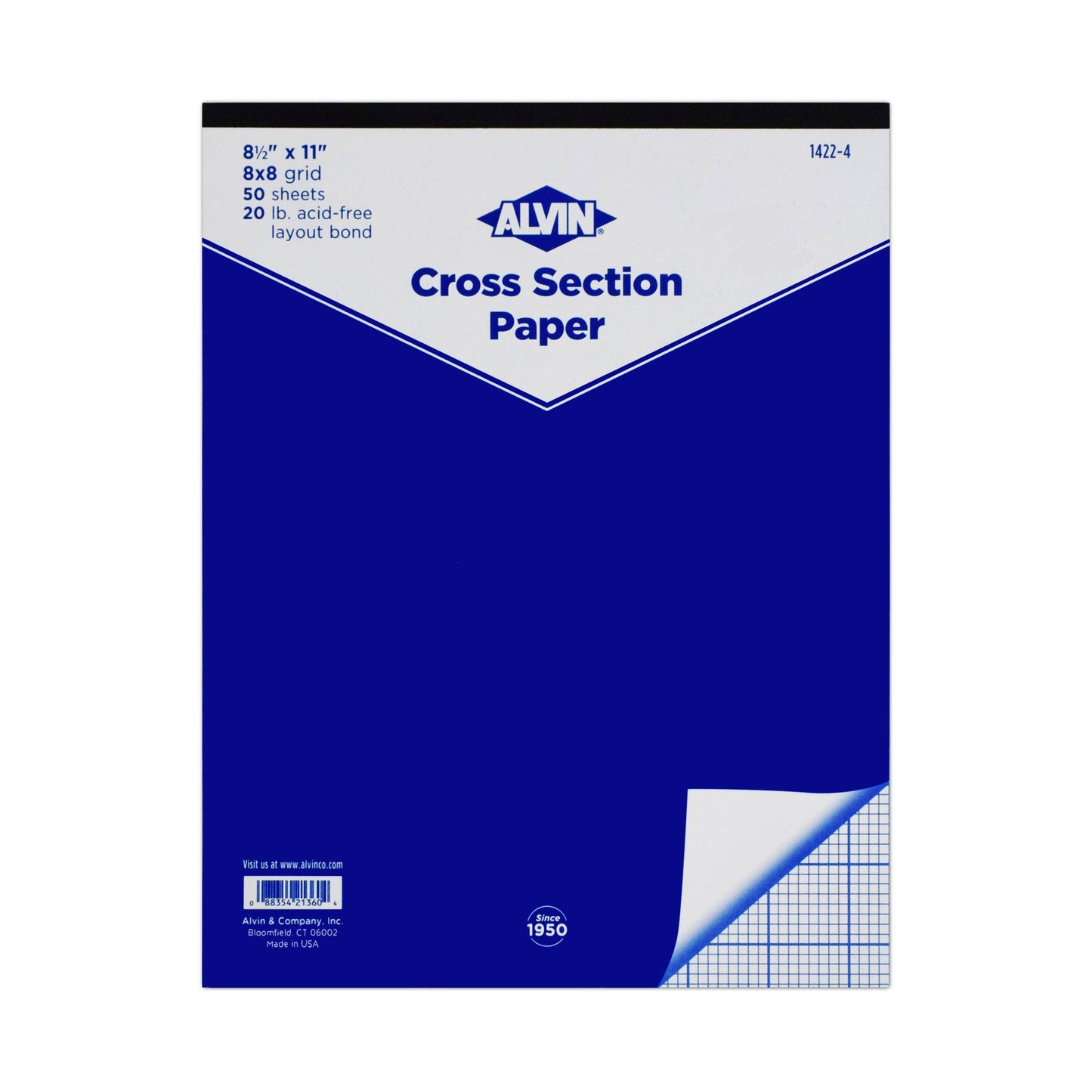 Alvin Cross Section Paper 4 x 4 Grid Pads