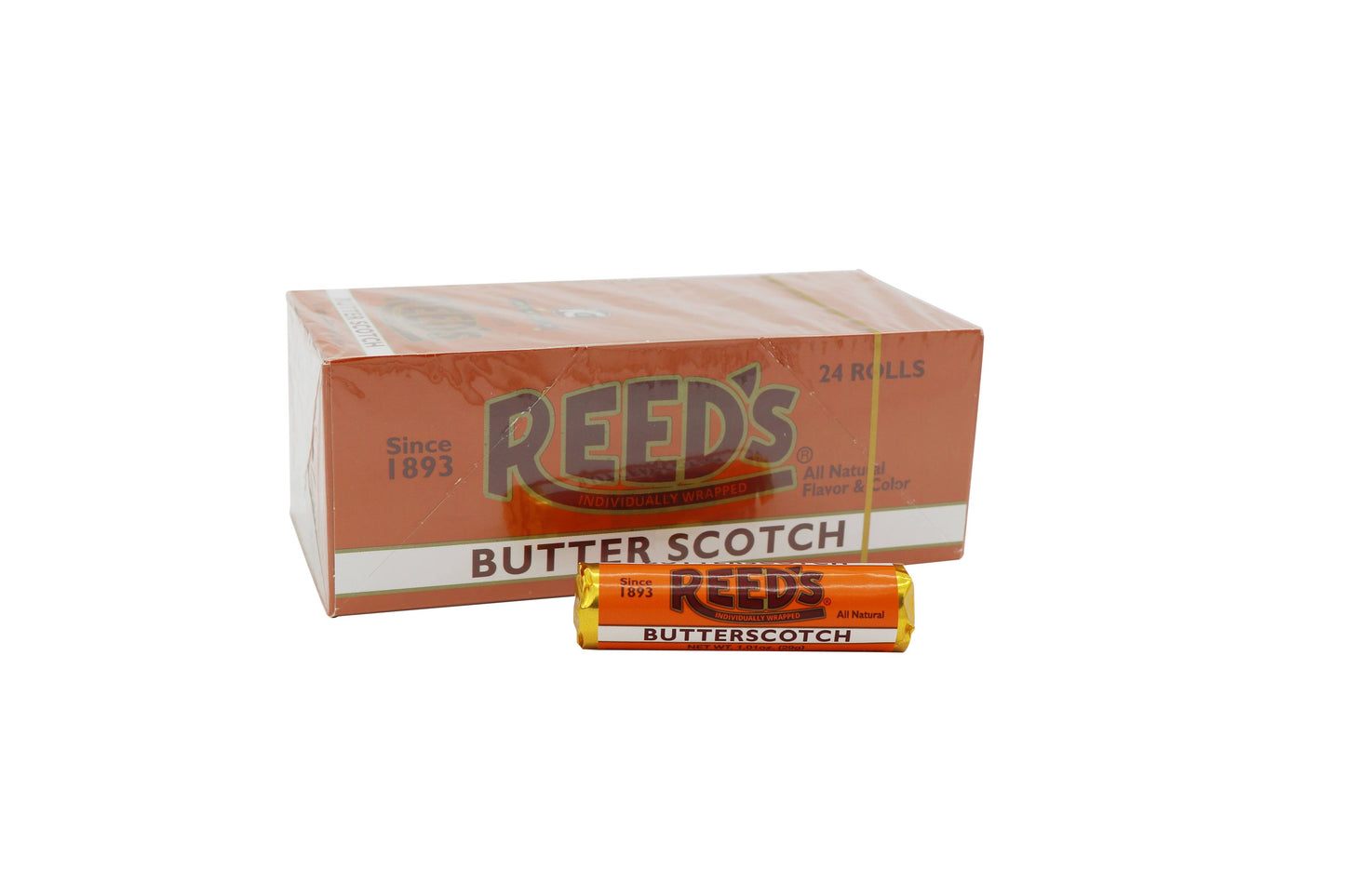 Reed's Candy Rolls Butterscotch