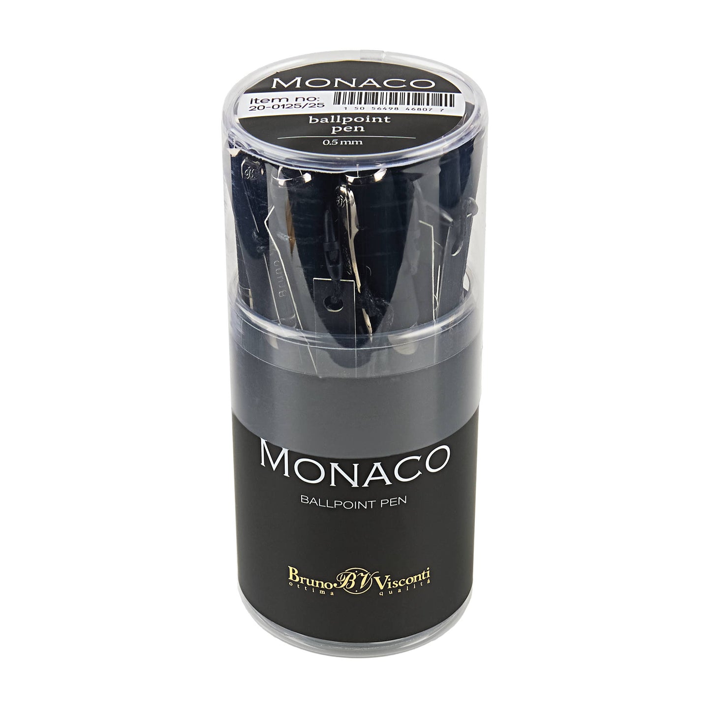 Monaco Black Pen with Gun Metal Accents