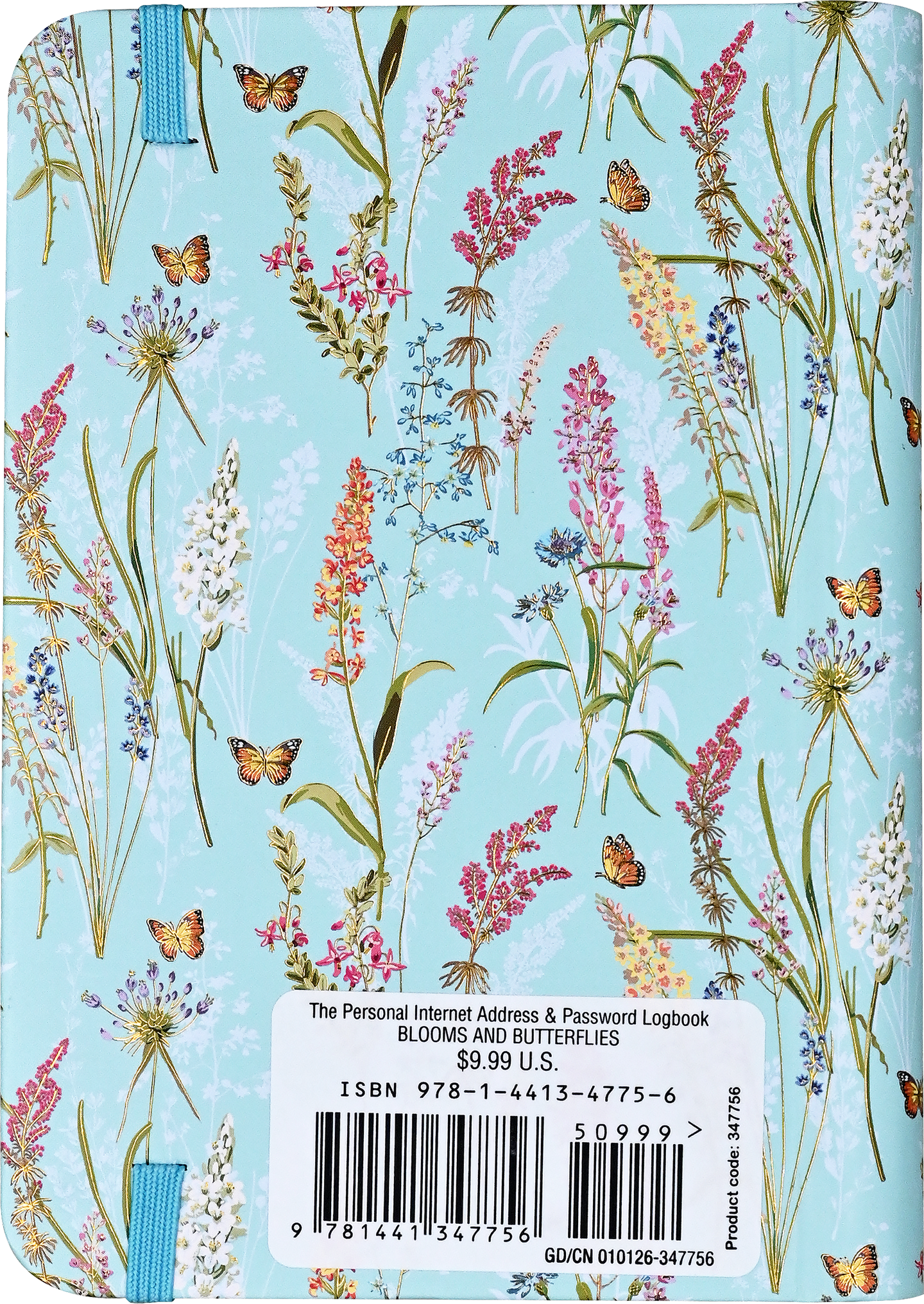 Blooms & Butterflies Internet Address & Password Logbook