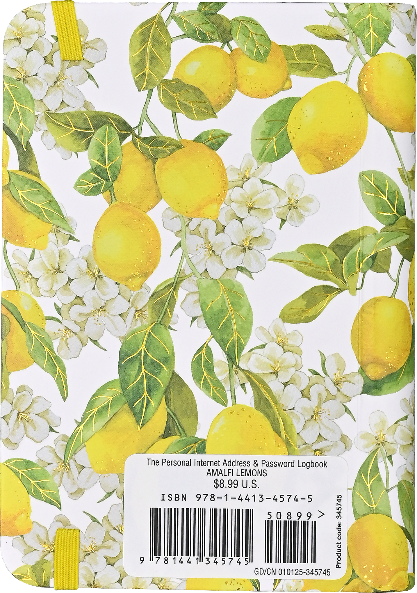 Amalfi Lemons Internet Address & Password Logbook