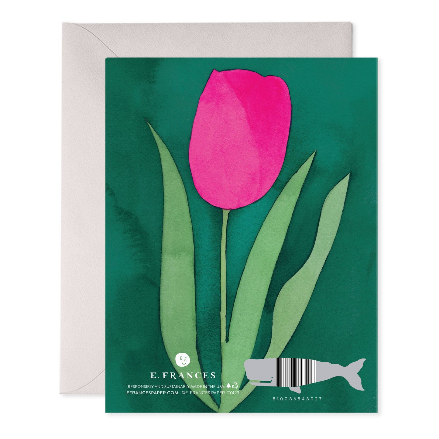 Pink Tulip 'Thank You' Single Card