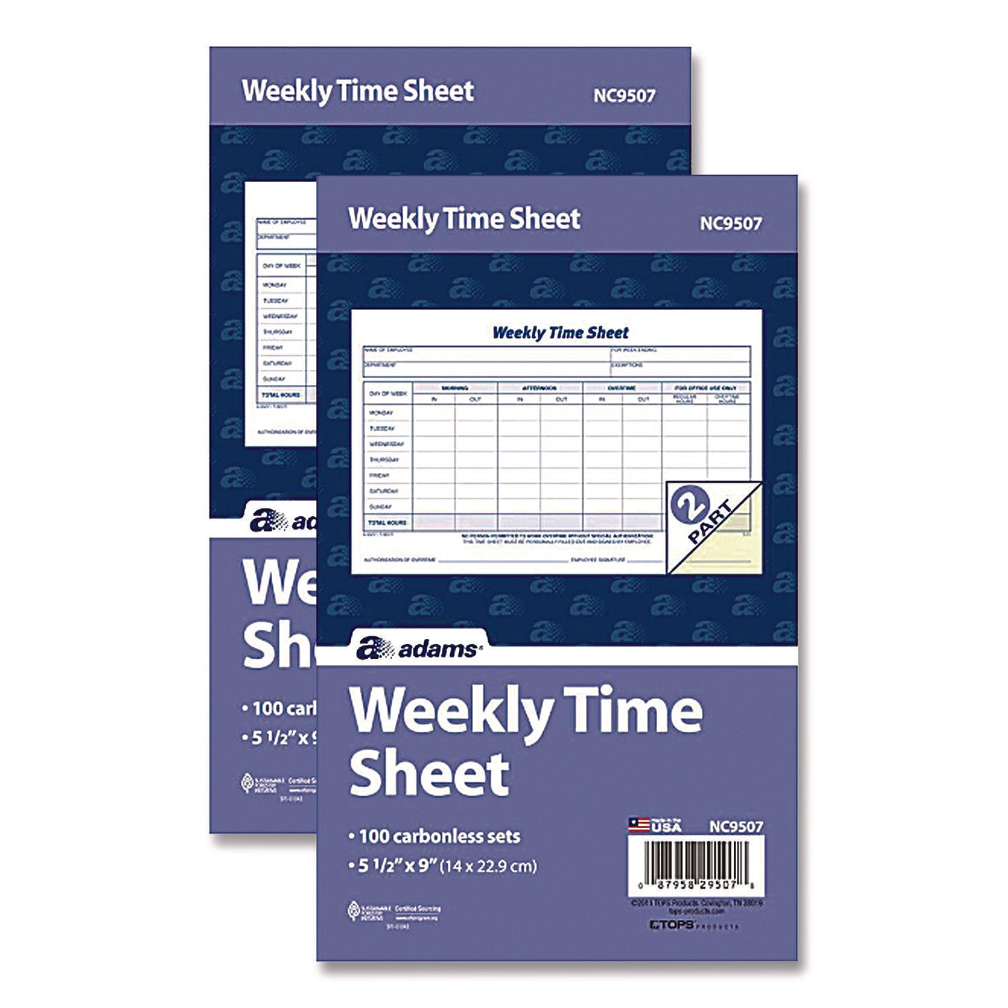 Adams Weekly Time Sheets