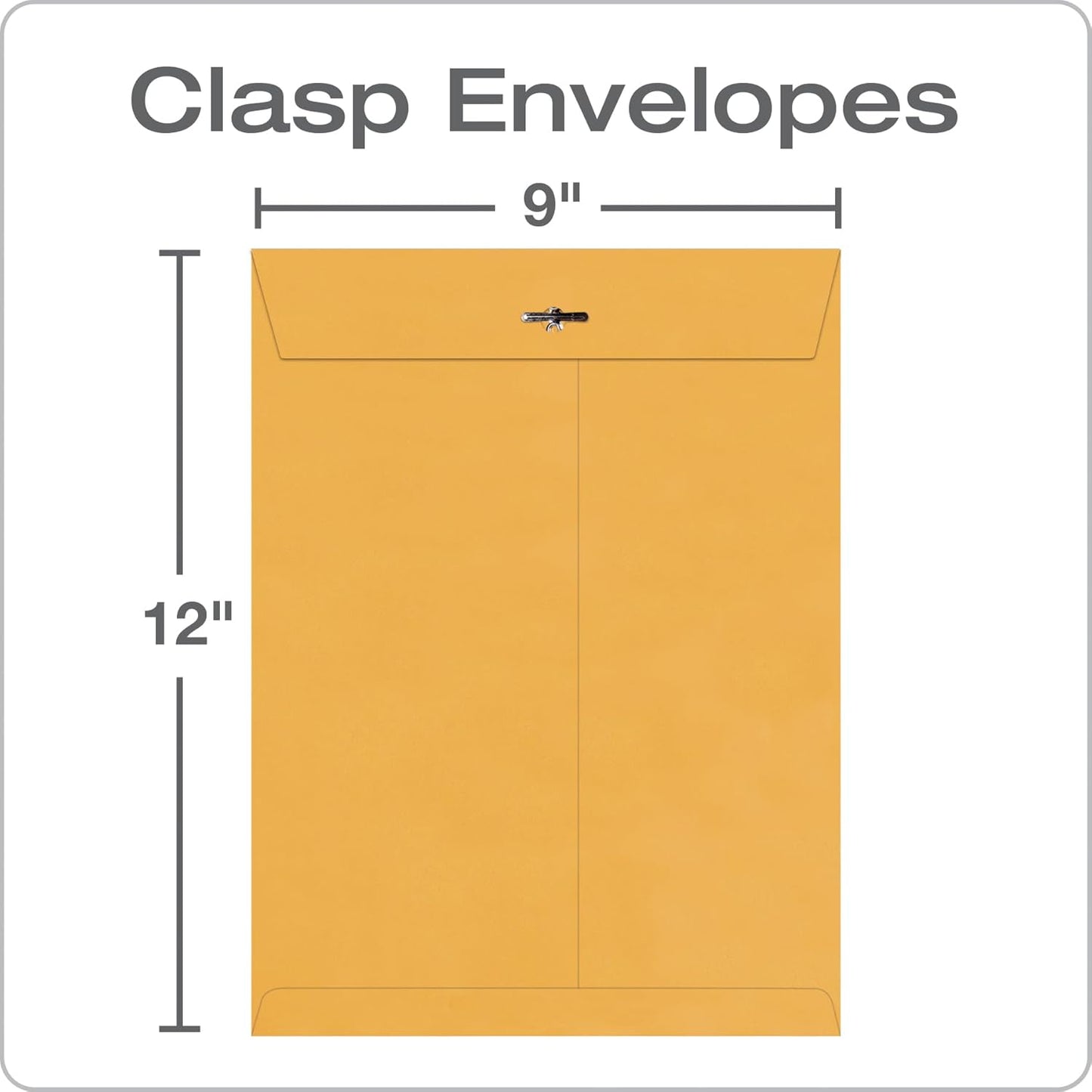 Quality Park 9x12 Clasp Envelope