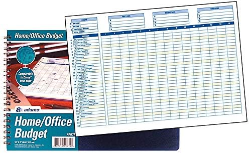 Adams Home Office Budget Book
