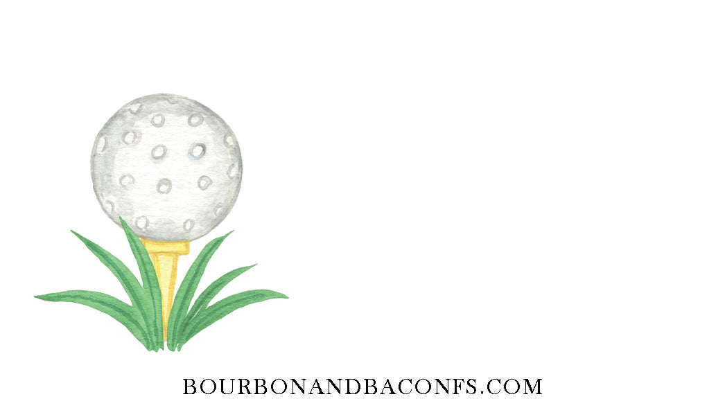 Augusta Yellow Golf Happy Note