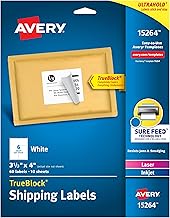 Avery 3 1/3" x 4" Shipping Labels