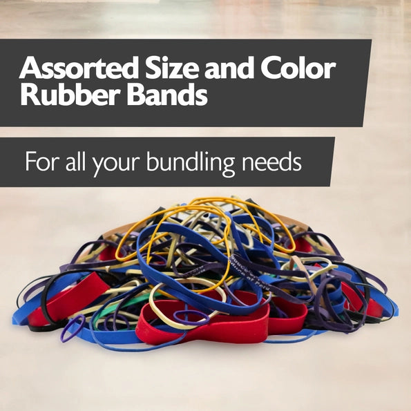 BAZIC Assorted Rubber Bands .5 lbs