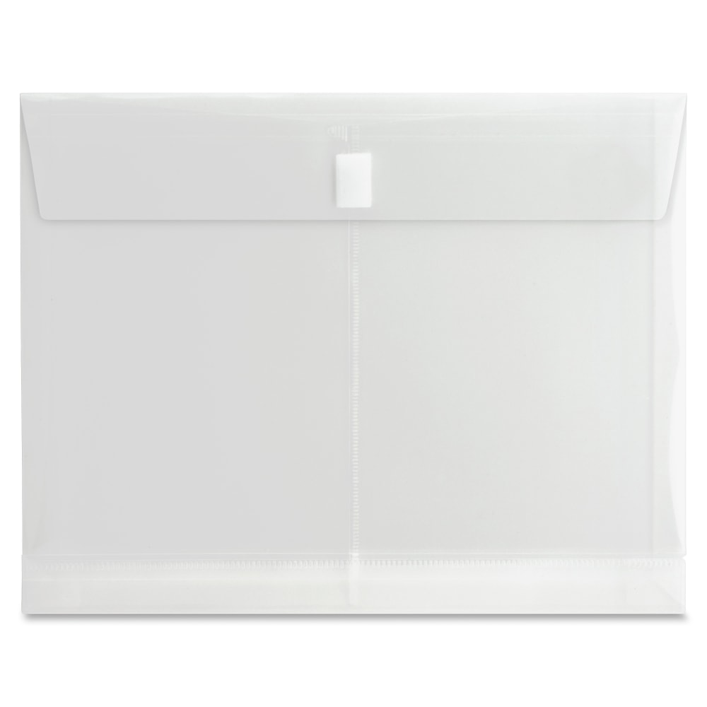 Sparco Poly-Clear Velcro Closure Envelope