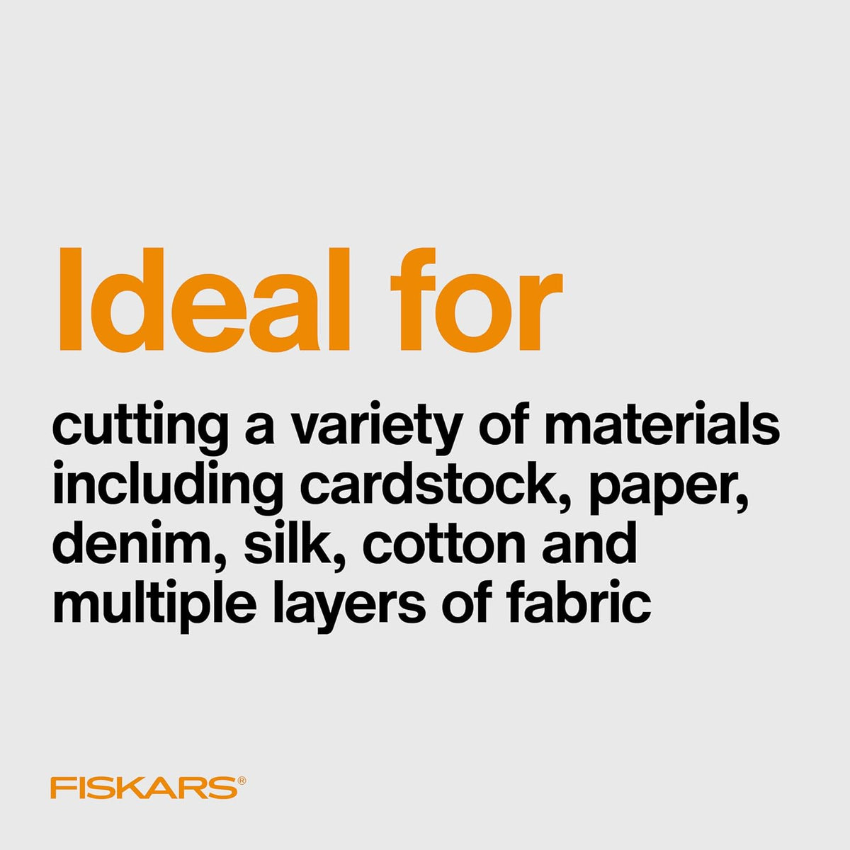 Fiskars 8" Stainless Steel Scissors