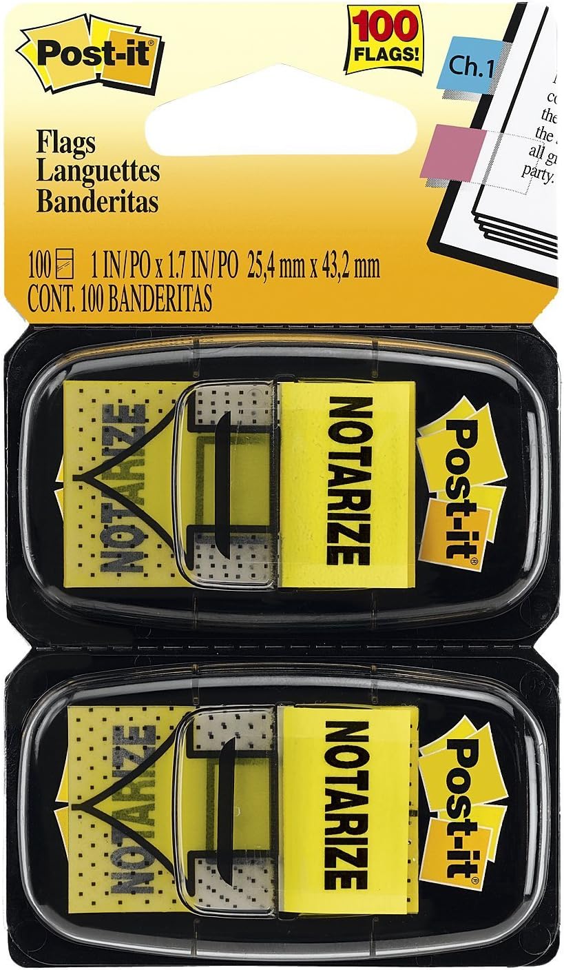 Post-it® Notarize Flags