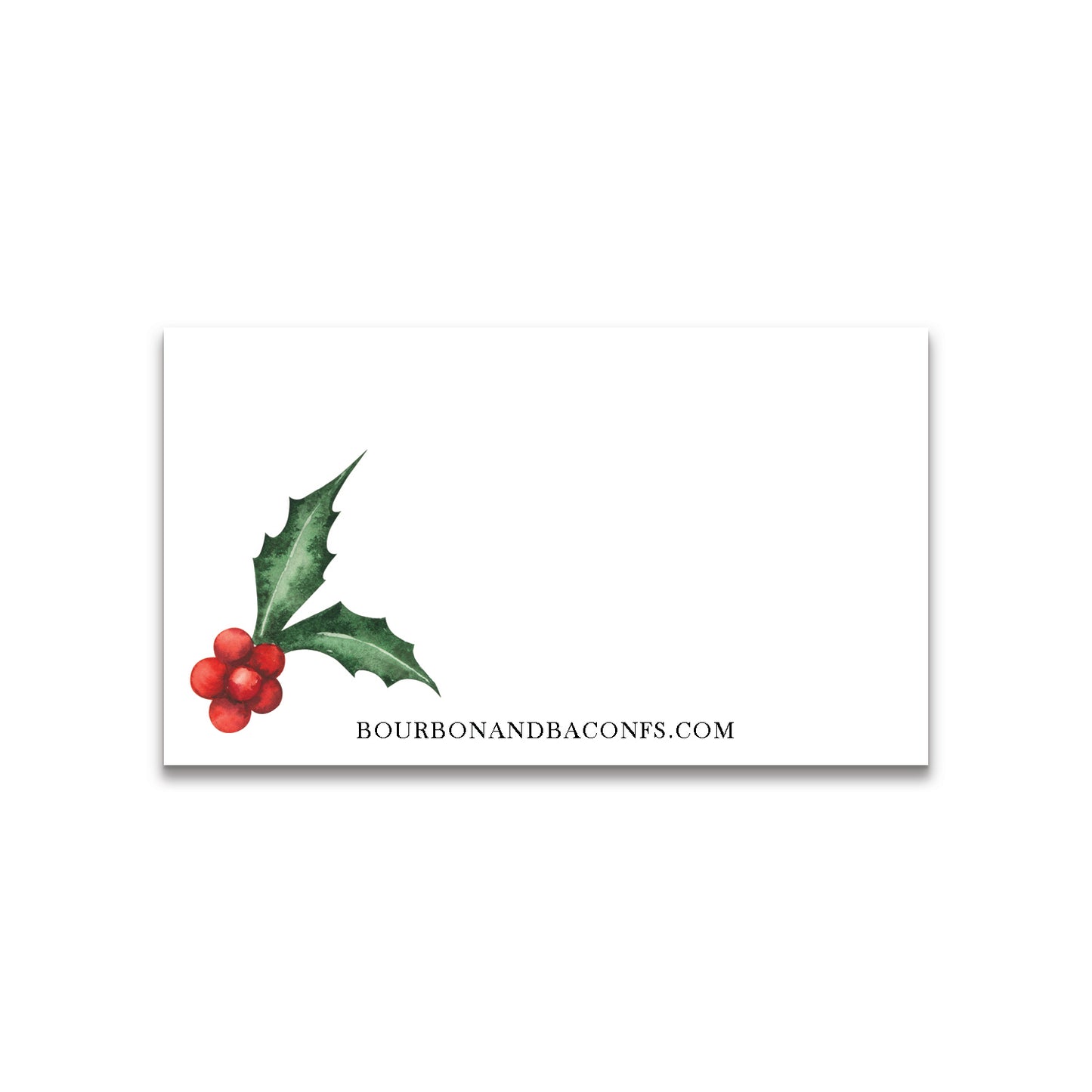 Christmas Boxwood Wreath, Red Bow, Tiny Notes 30 pack Gift Tags - Place Cards