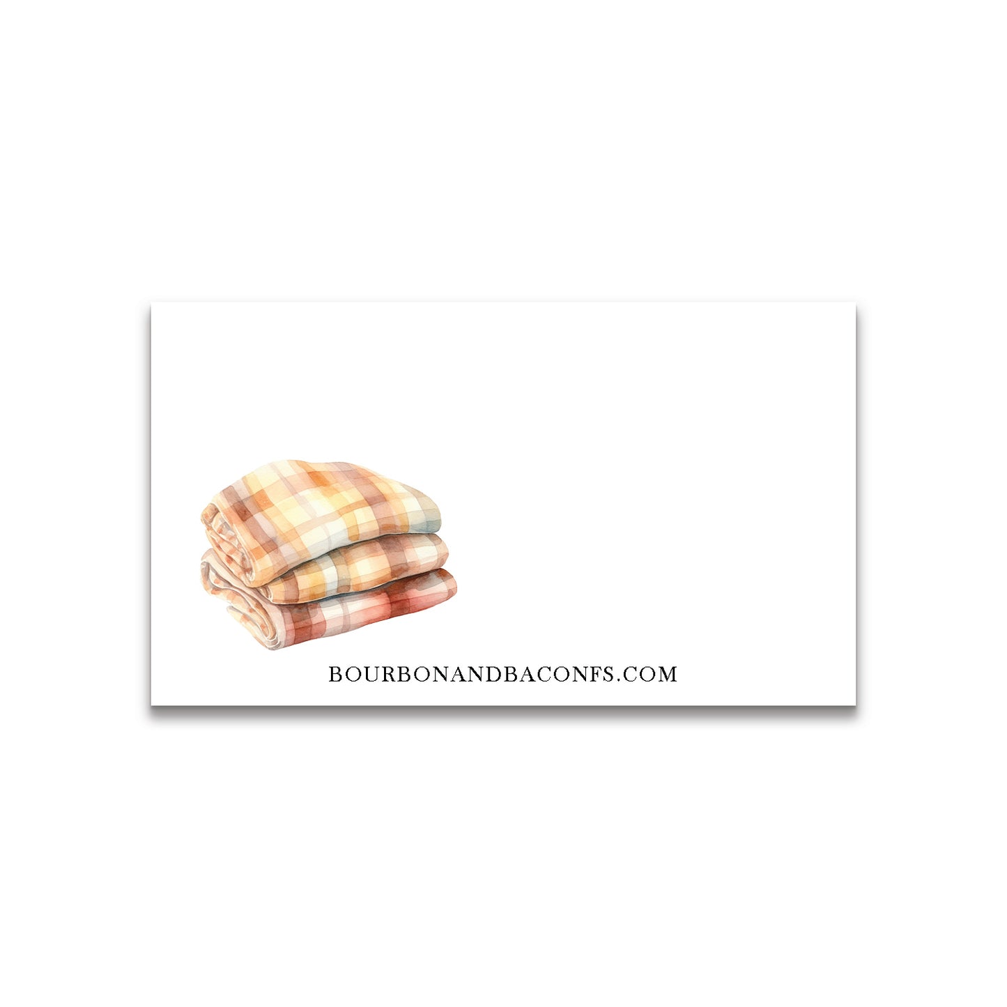 Flannel Cozy Tiny Notes 30 pack - Gift Tags - Place Cards