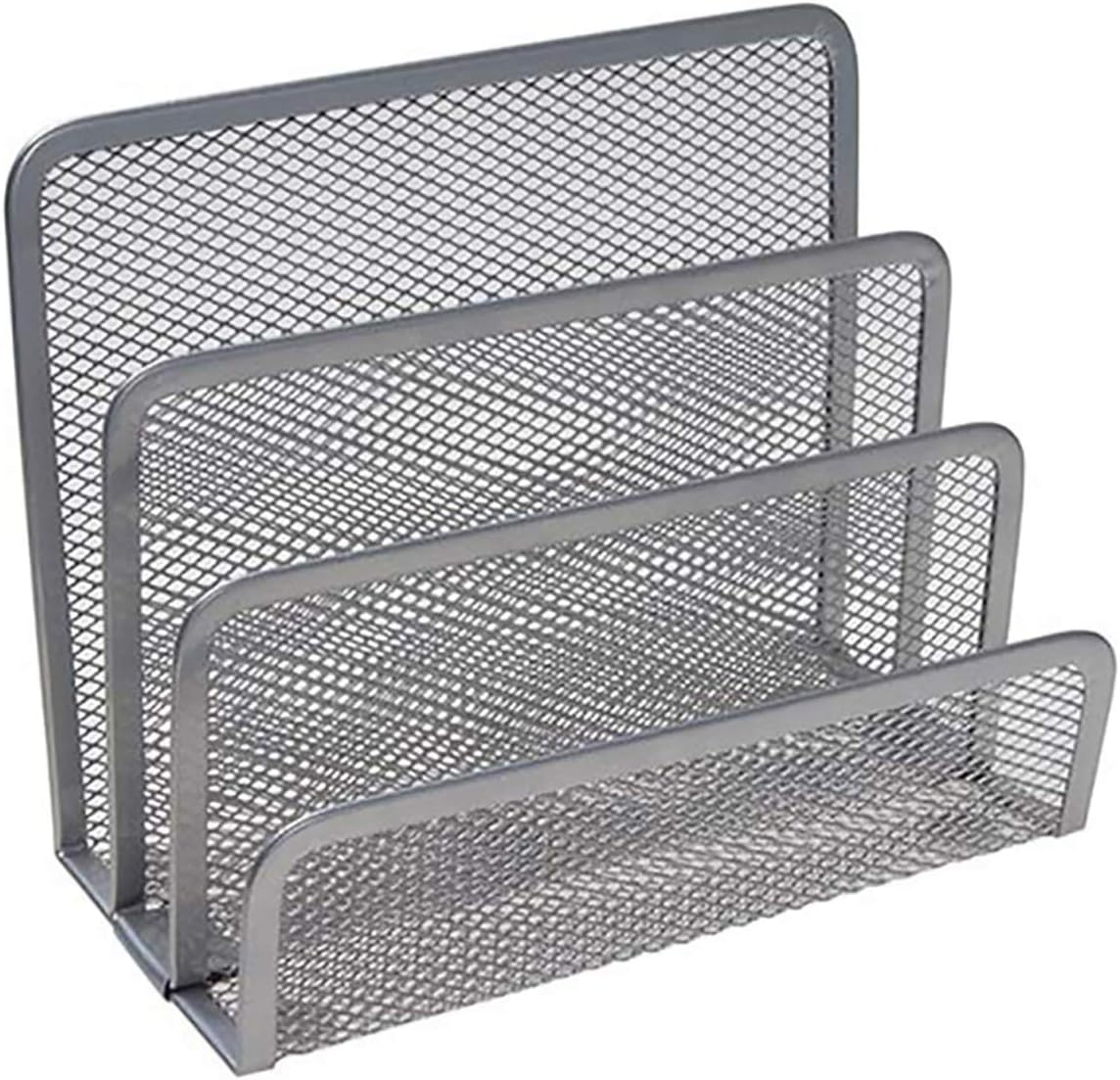 Silver Wire Mesh Letter Holder