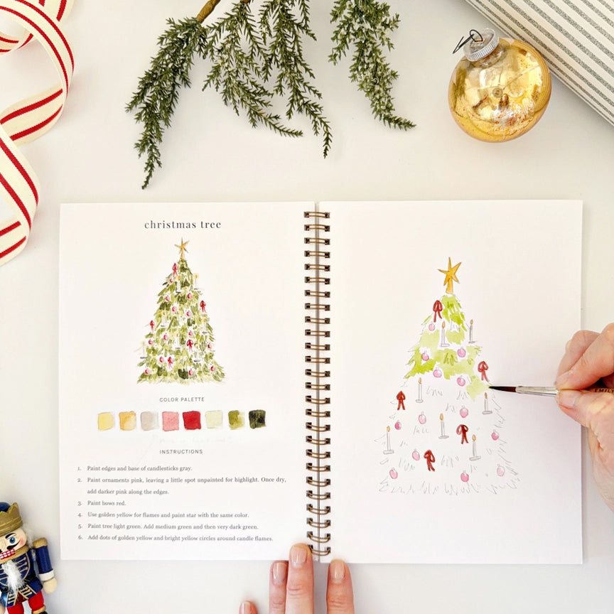 Emily Lex Nutcracker Watercolor Workbook