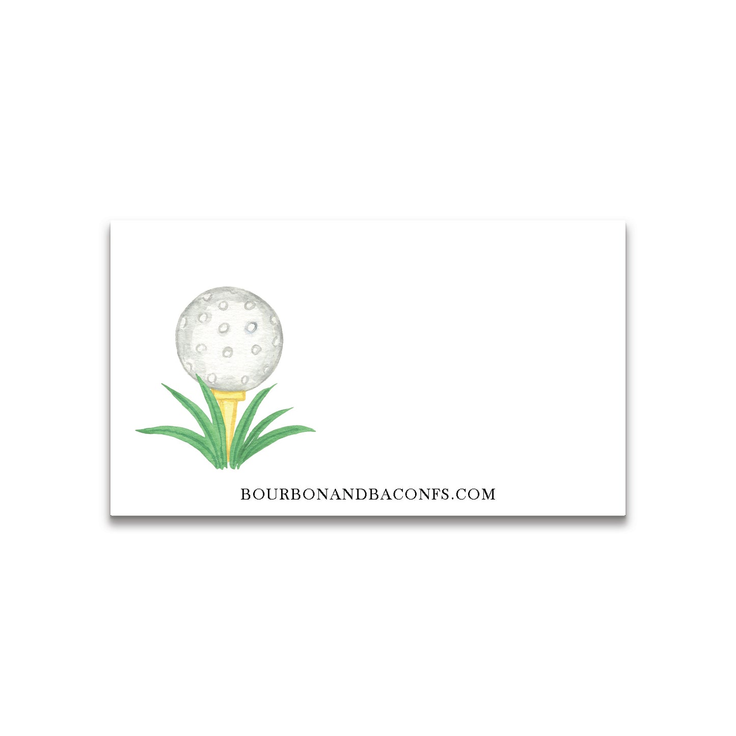 Augusta Yellow Golf Tiny Notes - Gift Tags - Place Cards