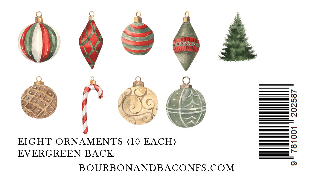 Ornamental Christmas Happy Notes