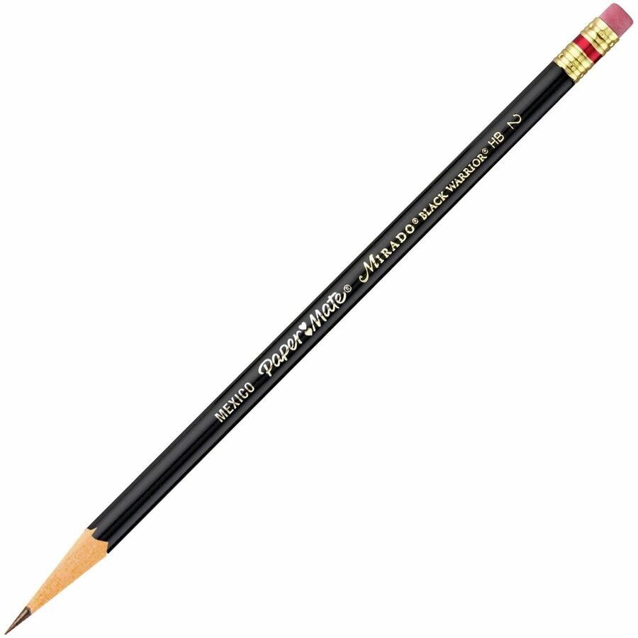 Paper Mate Mirado Black Warrior Pencils with Eraser