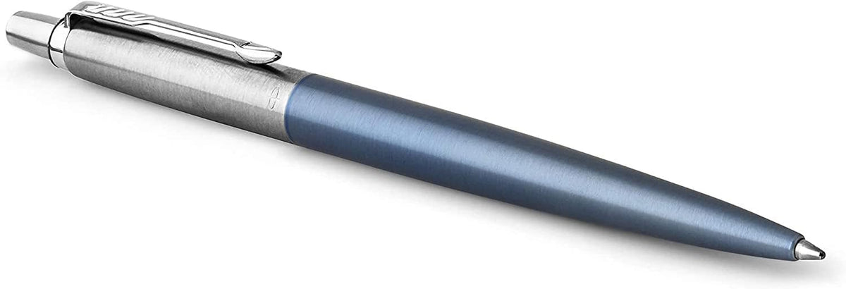 Parker Jotter Waterloo Blue Stainless Ballpoint Pen