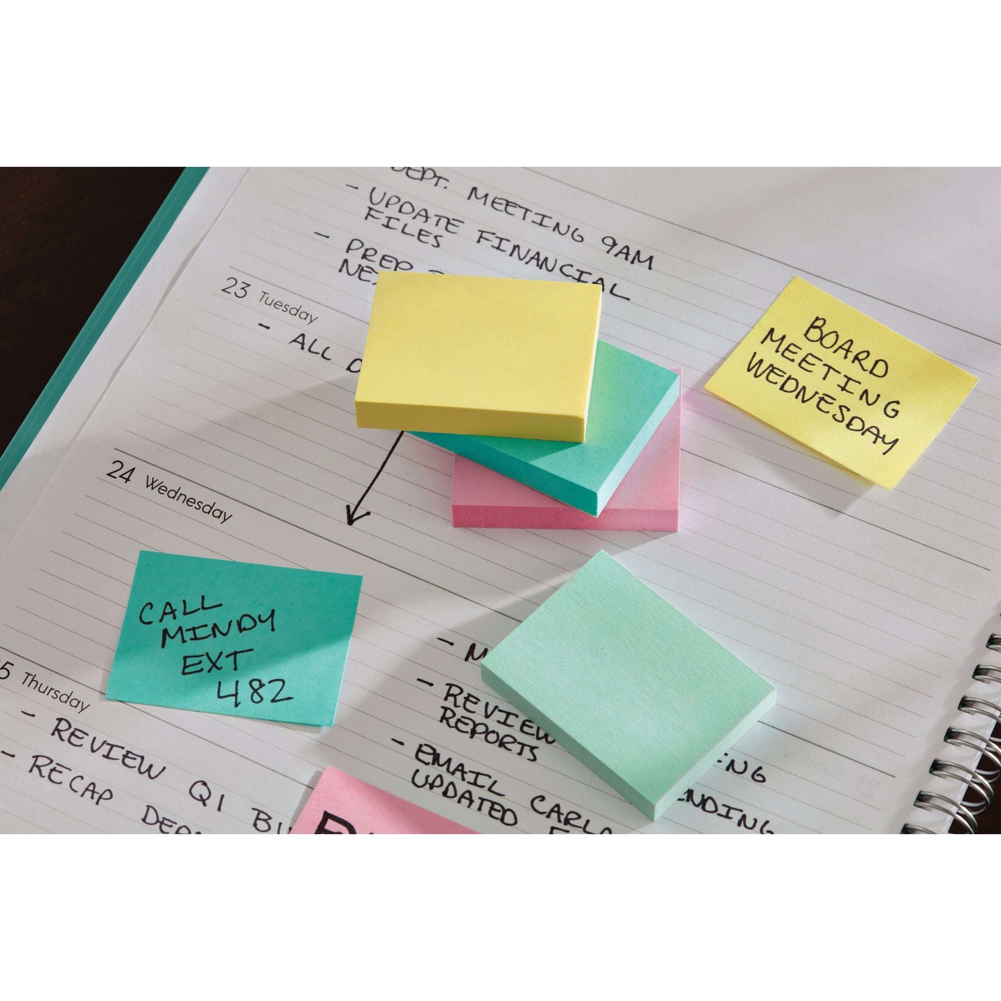 Post-it® Notes, Canary Yellow Mini Singles