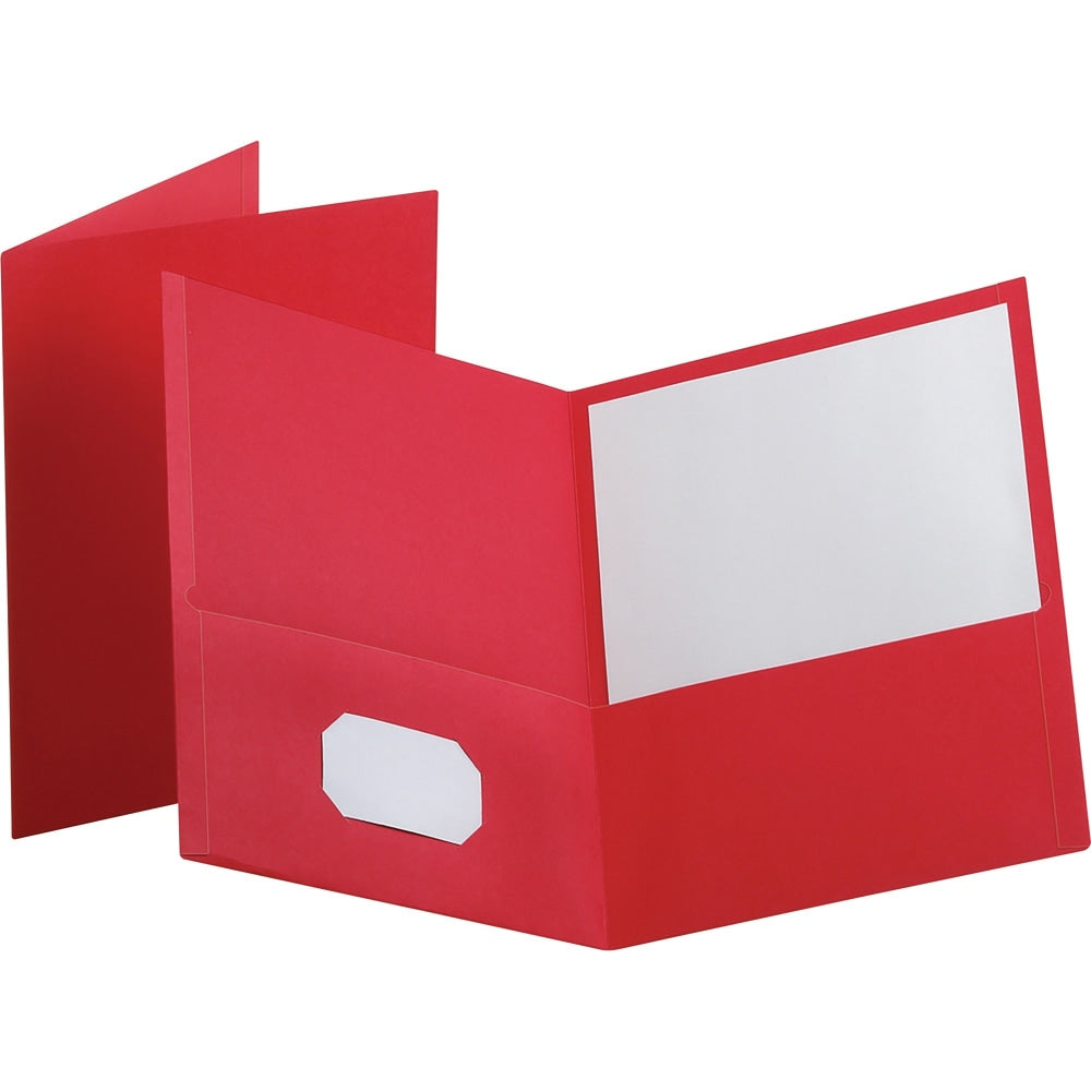 Oxford Twin Pocket Folder, Red