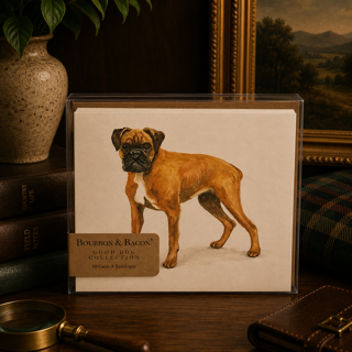 Boxer Note Cards Blank Boxed Set of 10