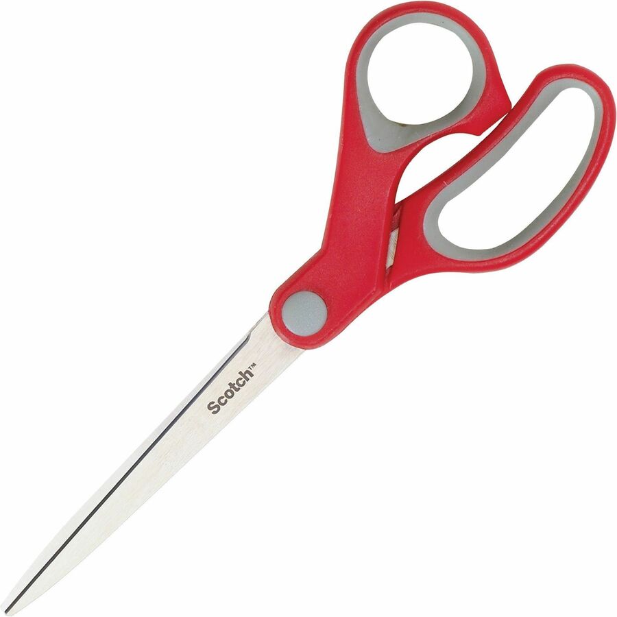 Scotch 8" Multipurpose Scissors, Red & Silver