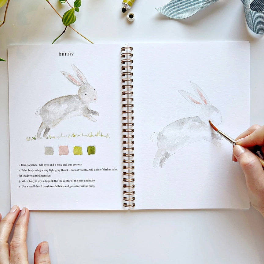 Emily Lex Animals Watercolor Workbook