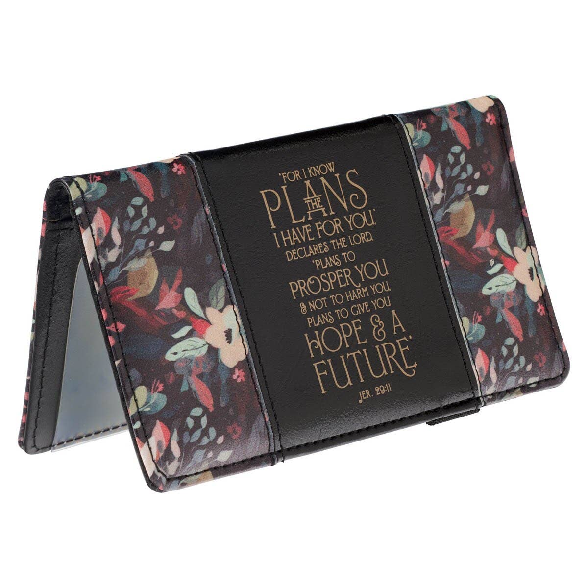 Checkbook Wallet Black Hope & A Future Jer. 29:11