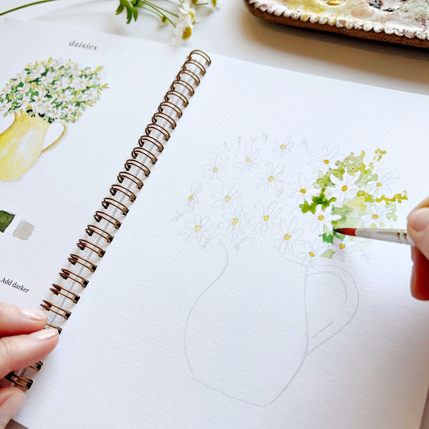 Emily Lex Flowers Watercolor Workbook
