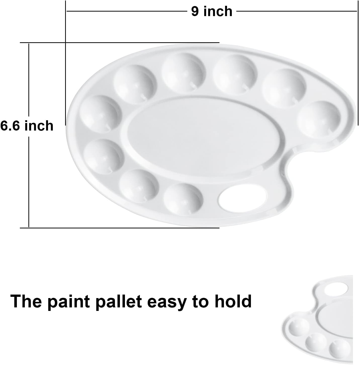 Plastic Paint Tray Palette