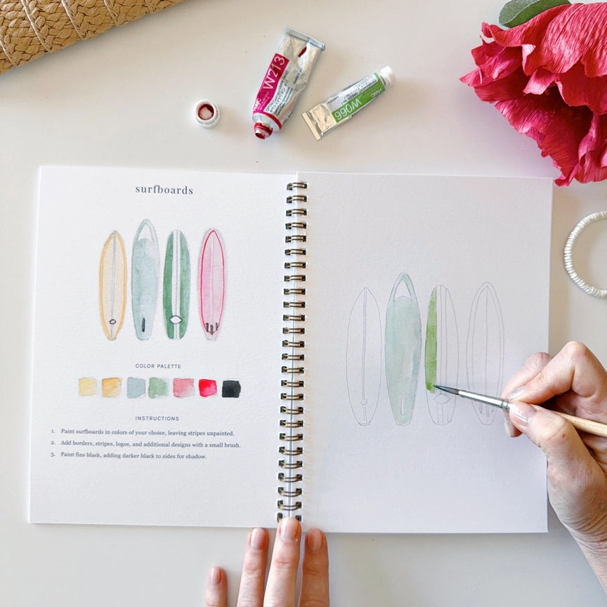 Emily Lex Tropical Watercolor Workbook