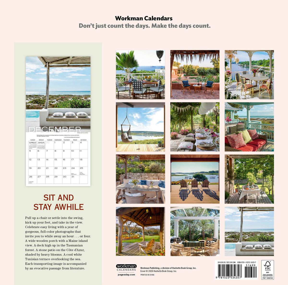 Out on the Porch Wall Calendar 2027