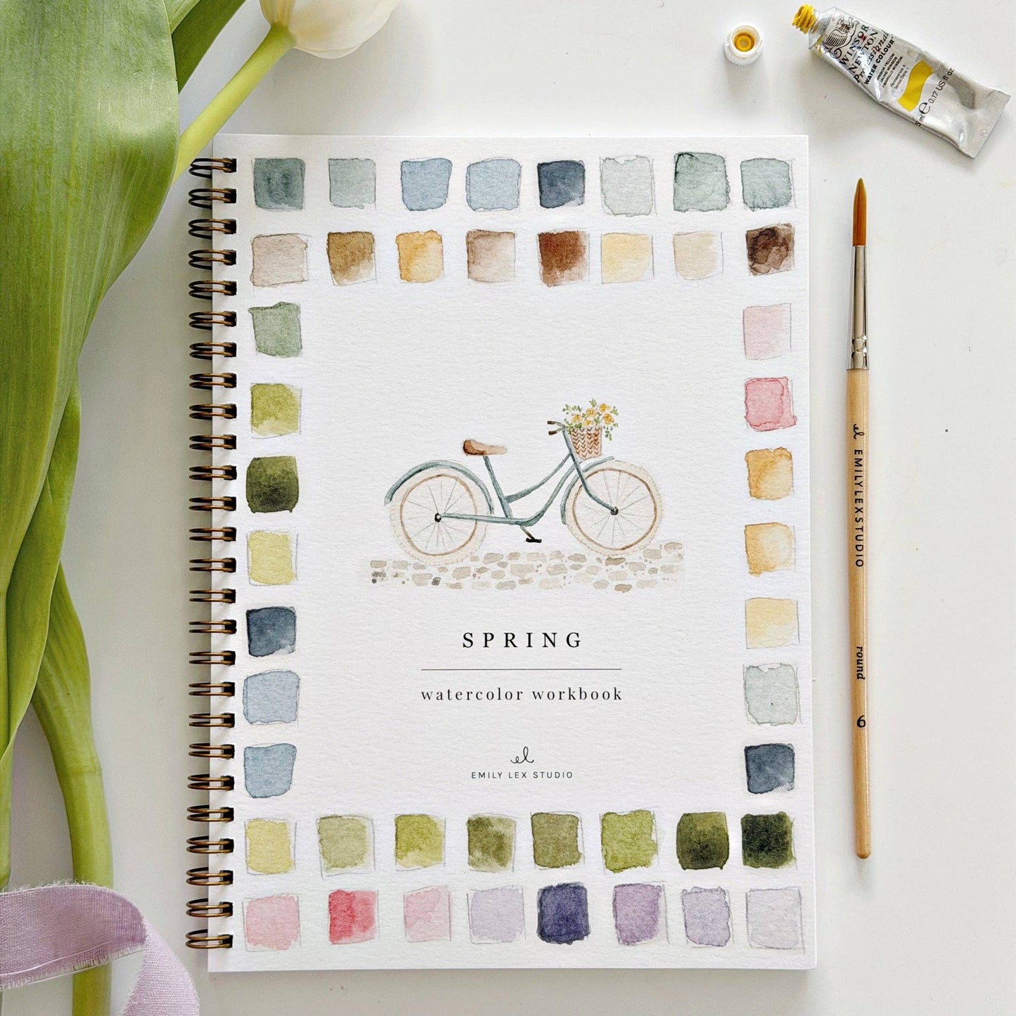 Emily Lex Spring Watercolor Workbook