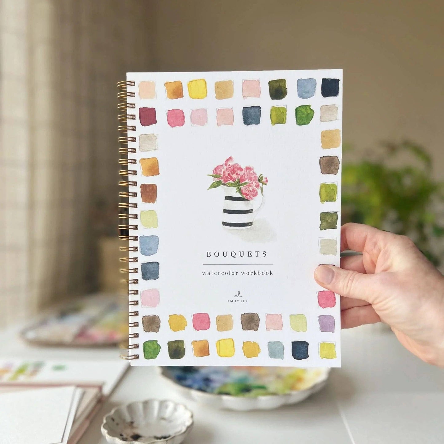 Emily Lex Bouquets Watercolor Workbook