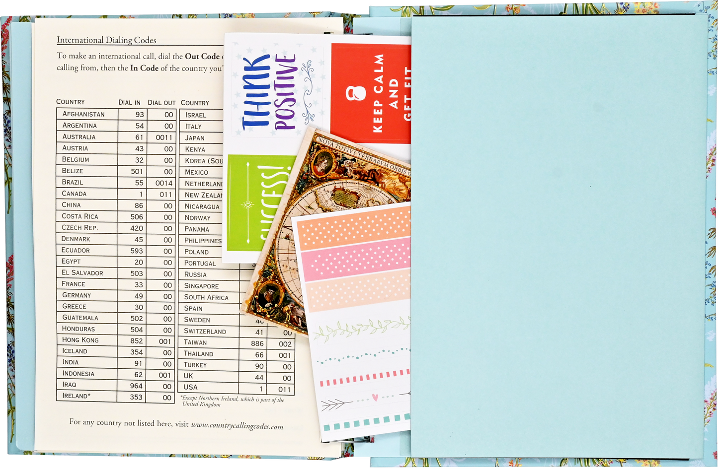 Blooms & Butterflies Large Address Book