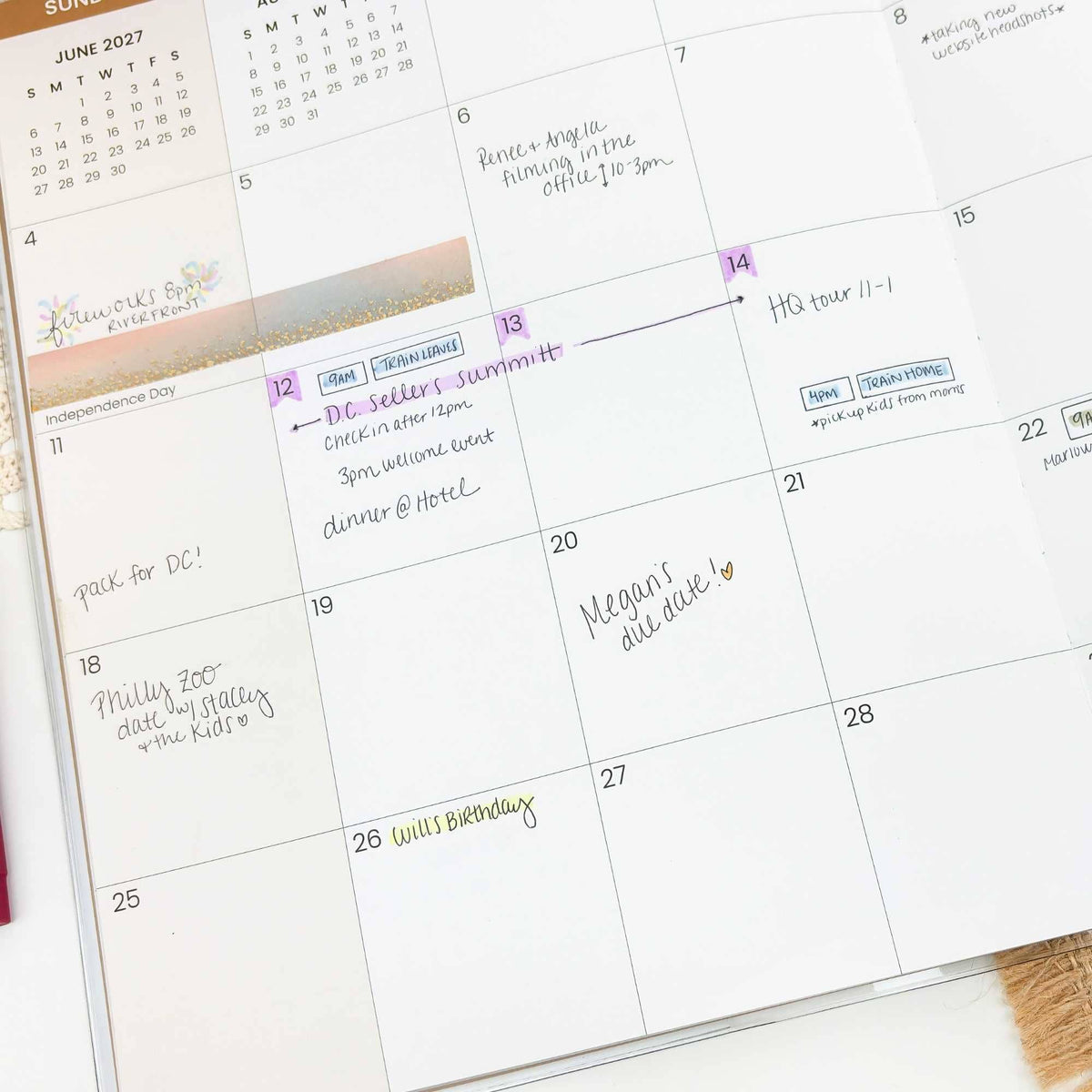 2027 Monthly Planners