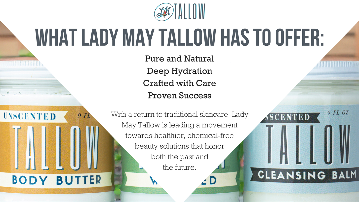 Vanilla Whipped Tallow Moisturizer | 100% Natural Skincare
