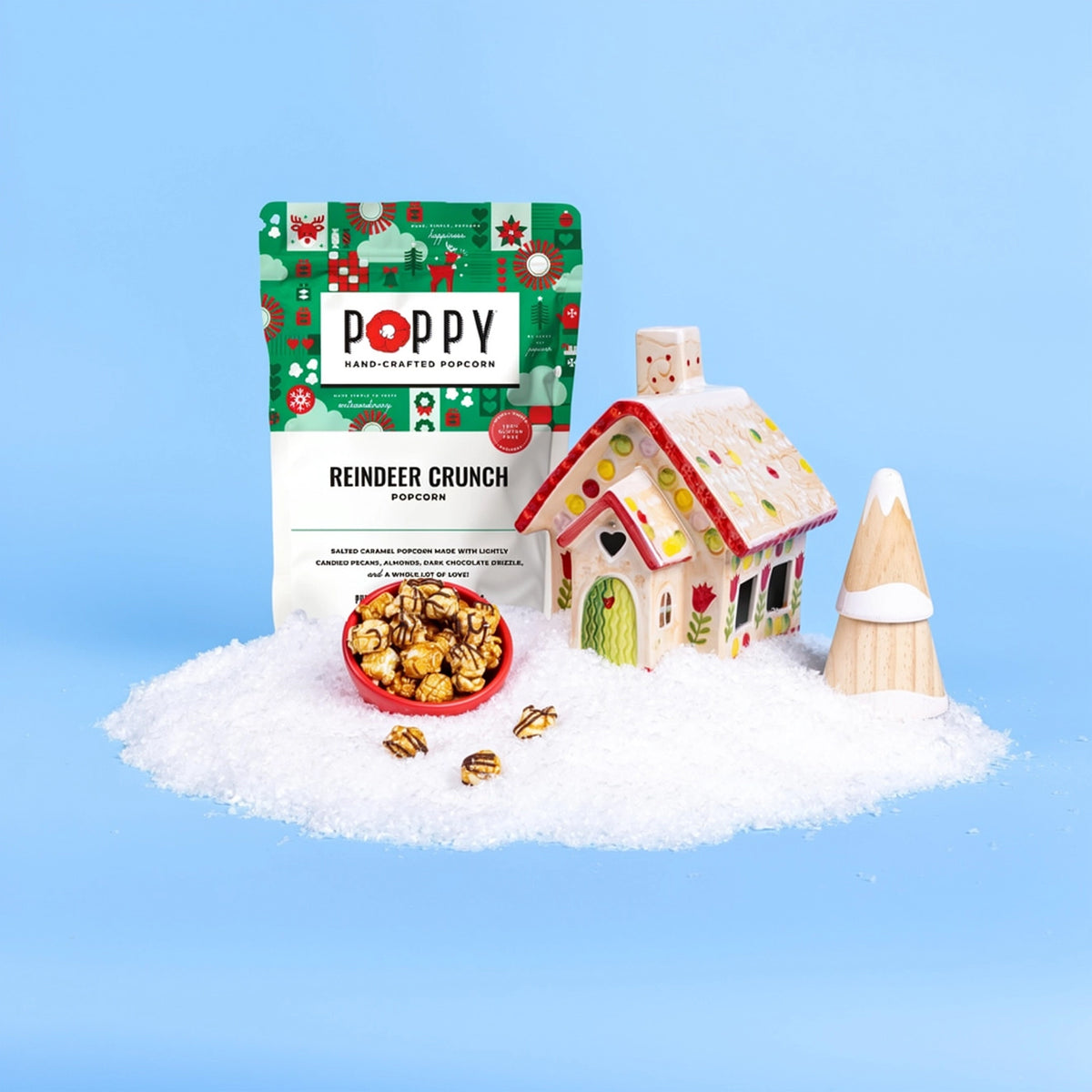 POPPY Reindeer Crunch Popcorn 9oz