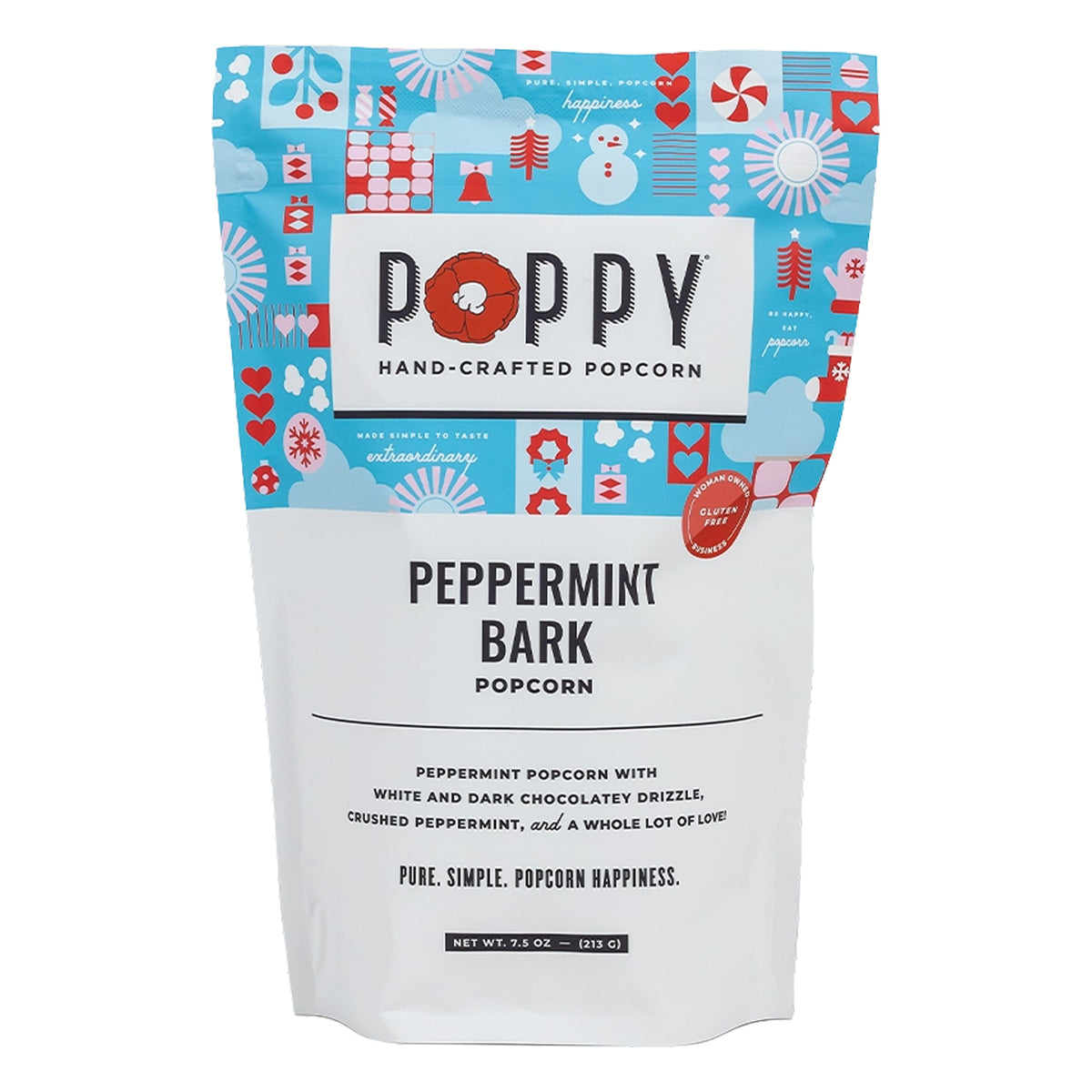 POPPY Peppermint Bark Popcorn 9oz