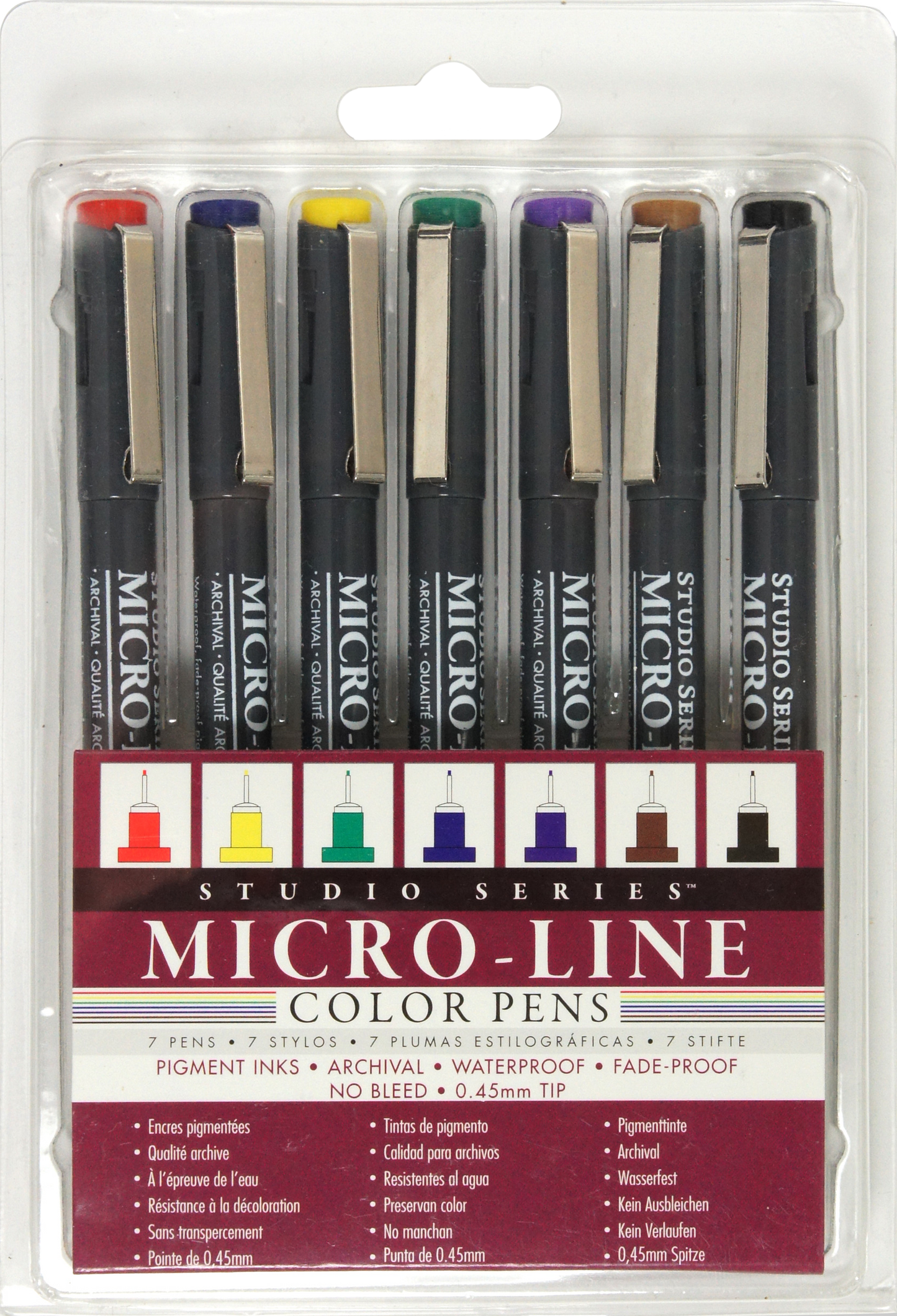 Studio Series Color Micro-Line Pen Set (Set of 7)