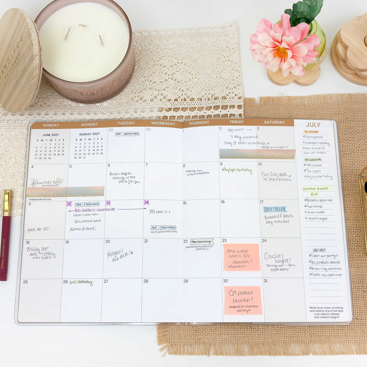 2027 Monthly Planners