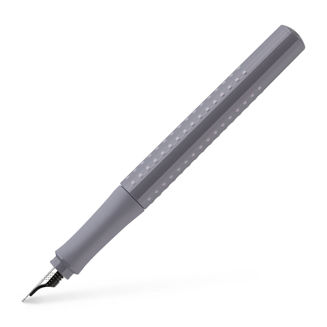 Grip 2010 Gray Fountain Pen with Ink Cartridges Blistercard