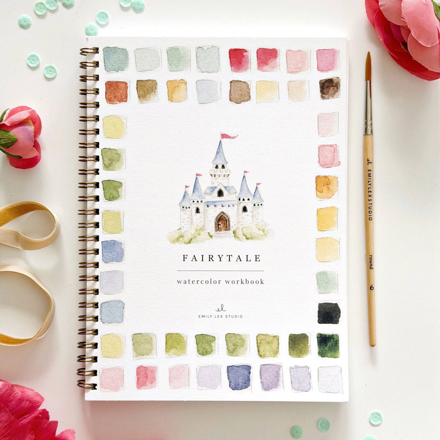 Emily Lex Fairytale Watercolor Workbook