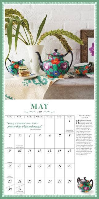 The Collectible Teapot Wall Calendar 2027