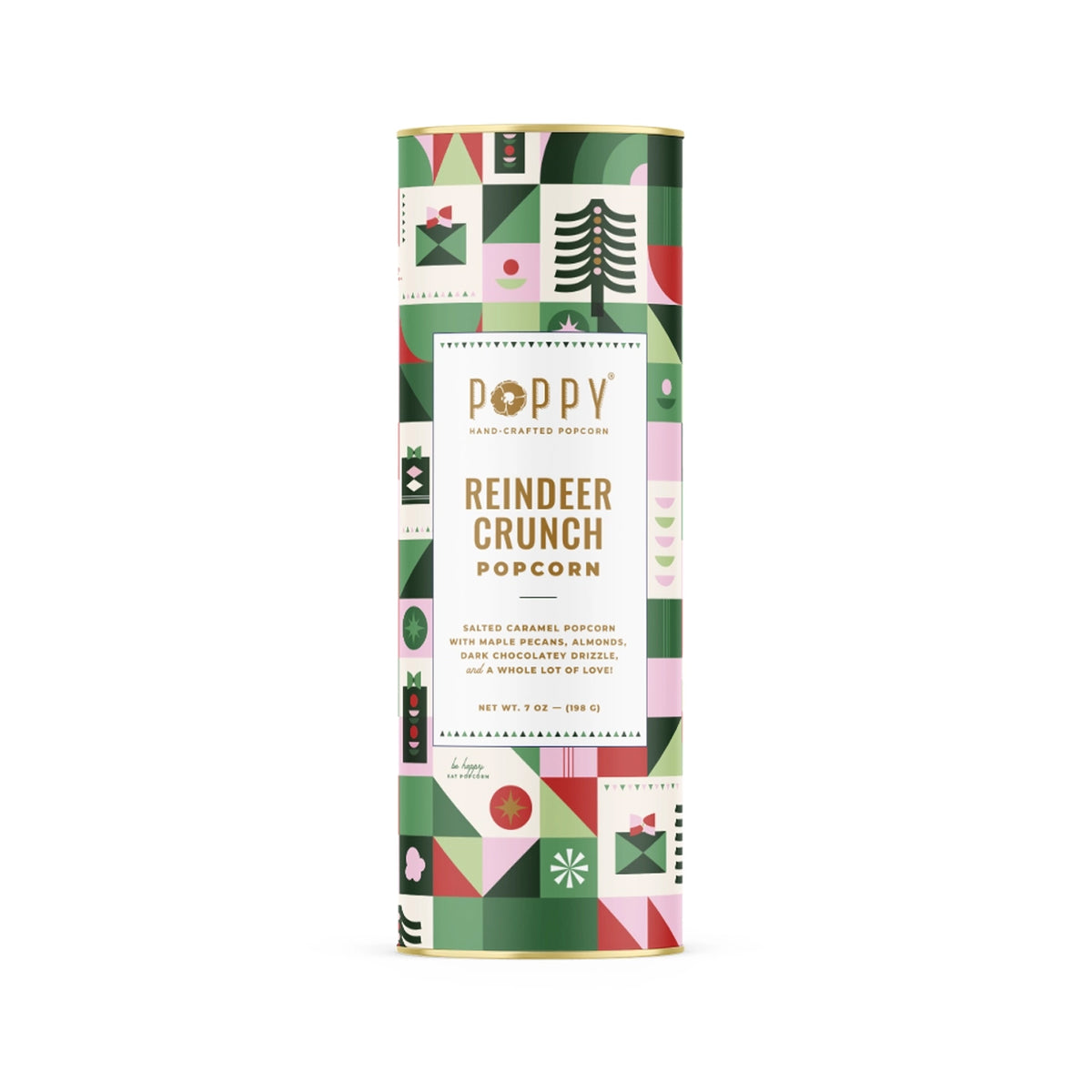 POPPY Reindeer Crunch Popcorn Cylinder