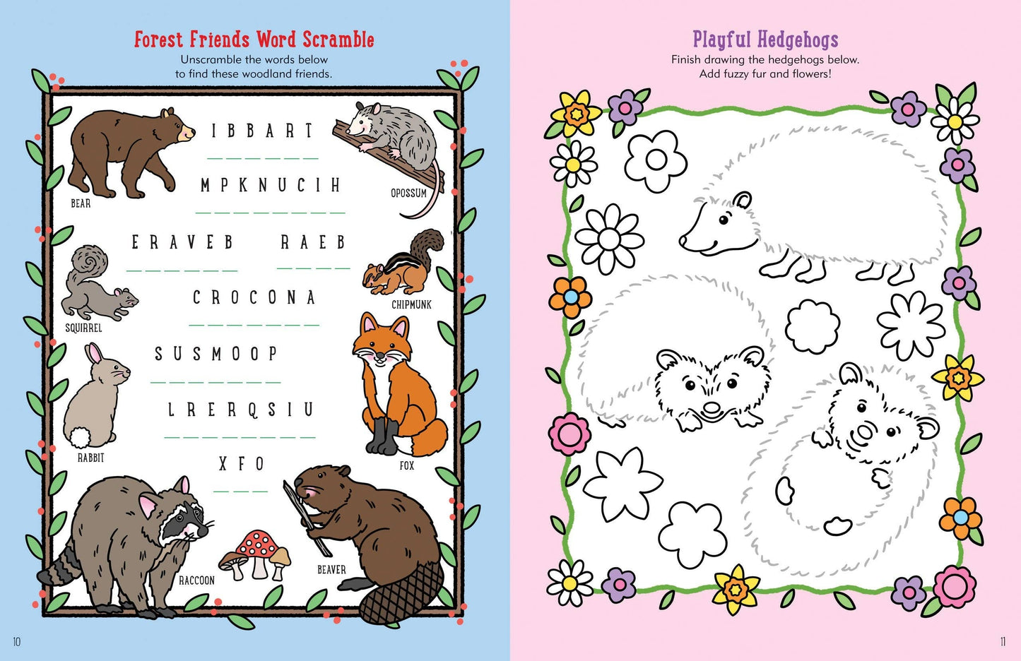 The Furry Friends Activity Book
