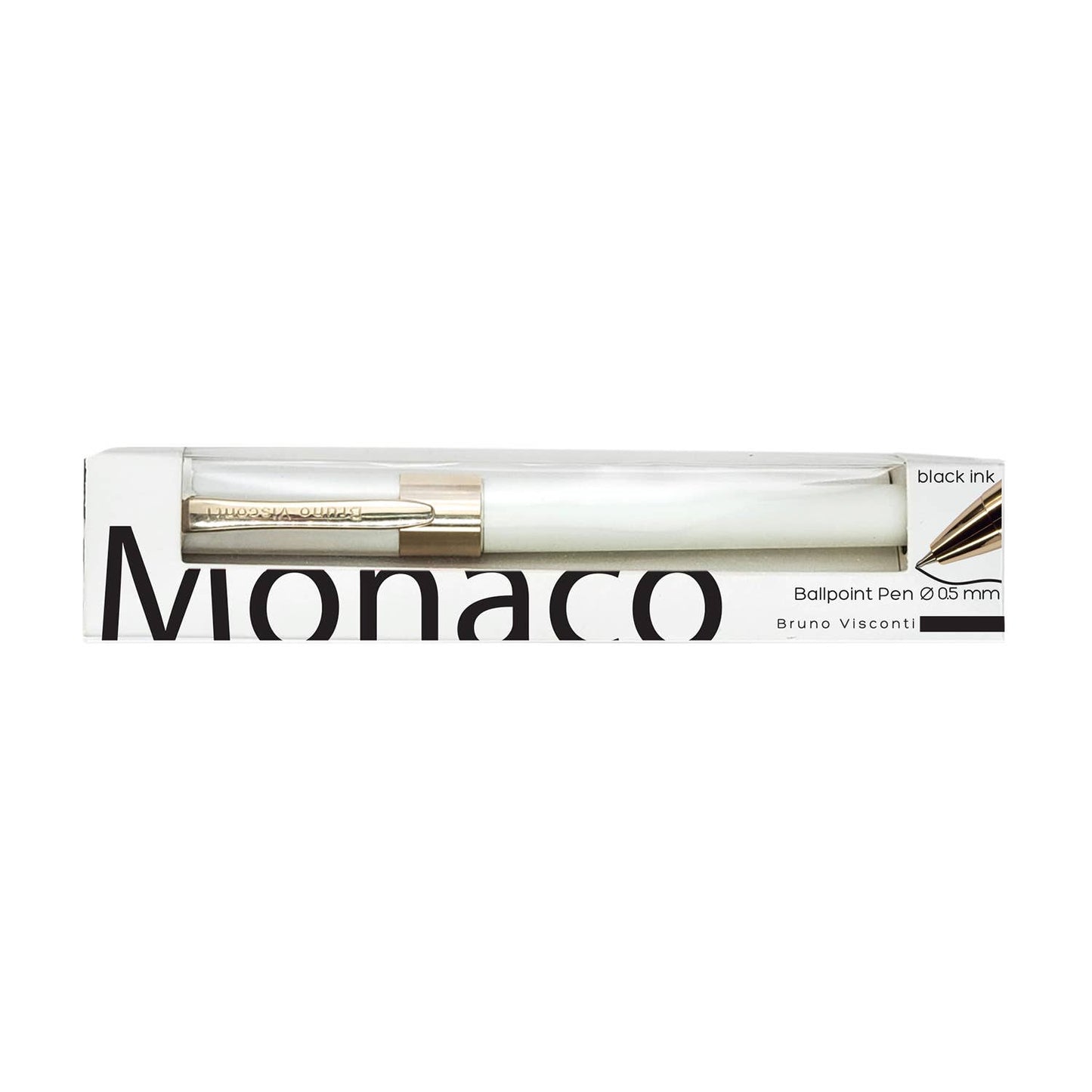 Monaco Pen in Gift Box - White